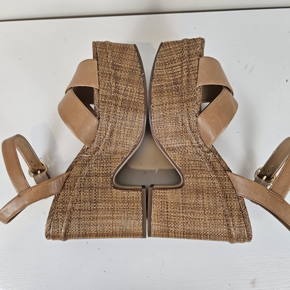 Women's Trianna Strappy Espadrille Platform Sandals Buckle - Picture 8 of 12